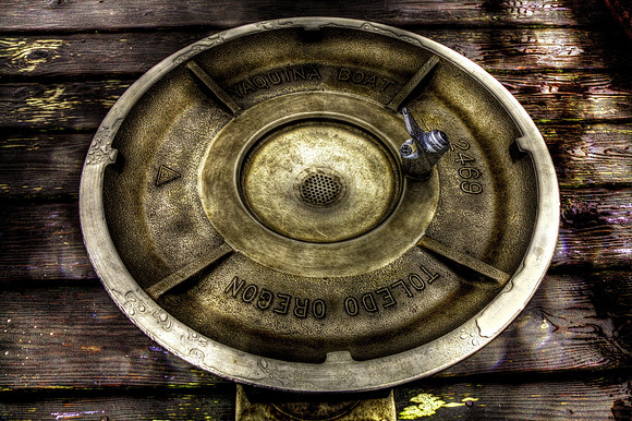 Fountain on pier at South Beach Oregon